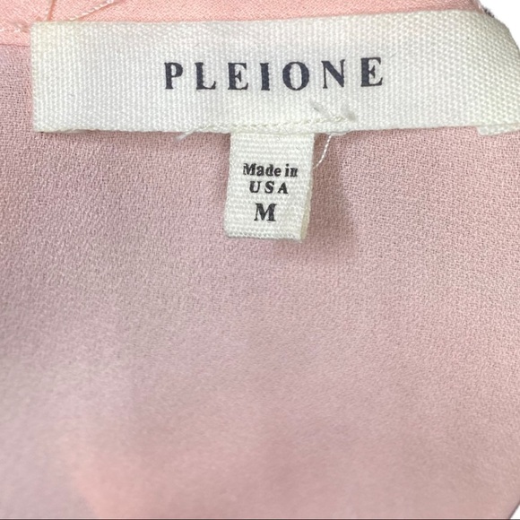 Pleione Peach Blouse Size Medium - Picture 5 of 7